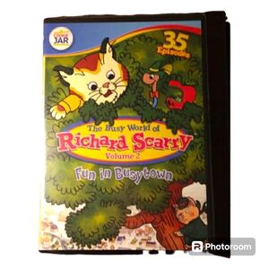 🔥3/$30  BNIB - The Busy World of Richard Scarry Vol 2 DVD 4 Disc Set